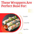 Cathay Fresh Spring Roll Rice Paper Wrappers, 30 Sheets Each, Non-GMO, Low Carb, Veggie Wrap