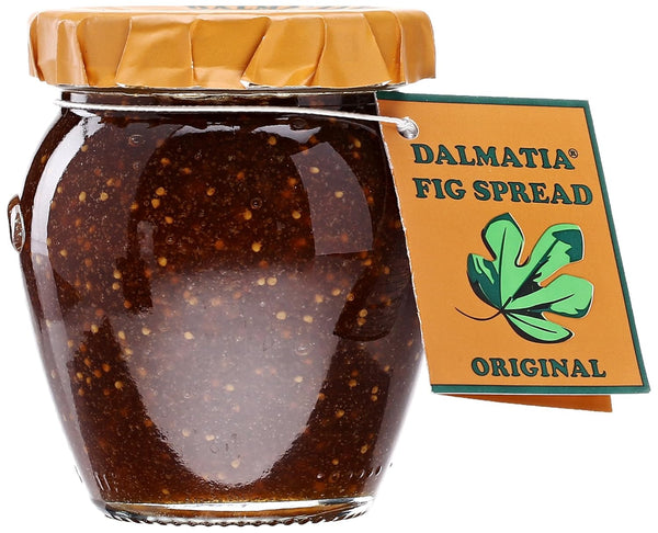 Dalmatia Fig Spread, 8.5 oz | All-Natural, Non-GMO, Award-Winning Mediterranean Spread |