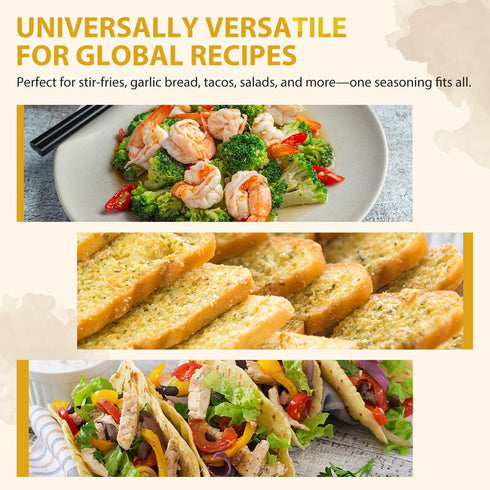 9.5 Ounce(270g), Soeos Garlic Salt Garlic Salt Seasoning, Non GMO, Gluten Free, Ideal for Adding Flavor to Soups