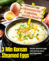 3 12 Pack Korean Steamed Egg Kit Cup with Salted Shrimp Sauce - Korean Food Ready in just Minutes Quick & Easy