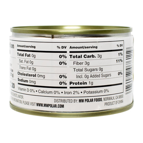 8 Oz (Pack 12) MW Polar Canned Vegetables, Sliced Bamboo Shoots