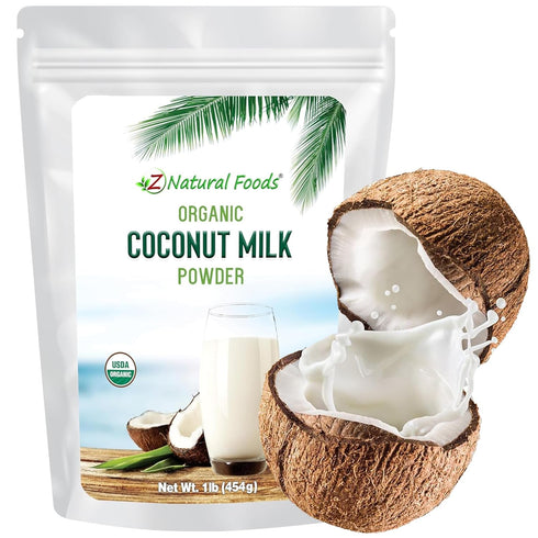 Z Natural Foods Organic Coconut Milk Powder - All-Natural Vegan Dairy-Free Alternative