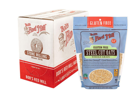 Bob's Red Mill Gluten Free Steel Cut Oats, 24oz (Pack of 4)