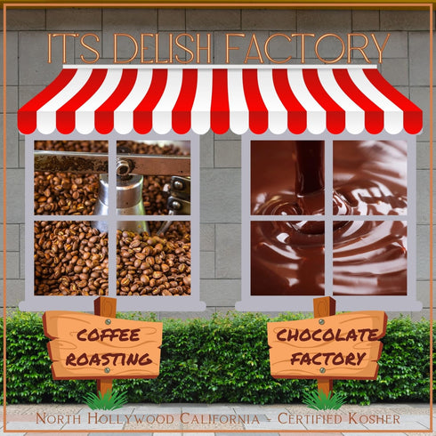 3 Lbs Dark Chocolate Covered Espresso Beans - by It's Delish, Bulk | Coffee Lovers Snack | Gourmet Chocolates Candy