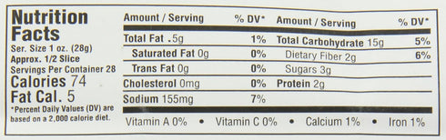 1.31 (Pack 4) Sturdiwheat Bread Limpa Sweet Rye, Pound