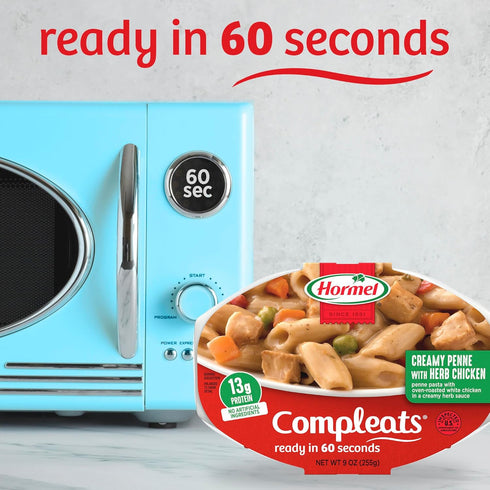 9oz, 6-Pack HORMEL COMPLEATS Italian Chicken & Penne