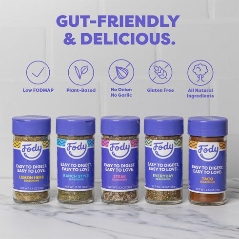 Fody Foods Ranch Seasoning, Flavorful Grilling Seasoning, Low Fodmap Certified, Sensitive Recipe, Gut & IBS Friendly, 1.1 Ounce