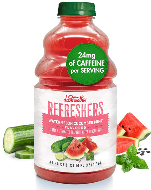 Dr. Smoothie Refreshers Watermelon Cucumber Mint Made with Real Fruit Juice Drink
