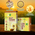7-Millet (60/40), 950 (2 lb) Danodia Foods Sprouted Roti/Chapati Flour + Whole Wheat g Germinated, Dried & Roasted