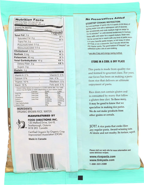 Tinkyada Elbows, 12 oz , Brown Rice Pasta