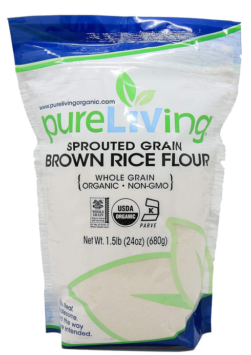 PURE LIVING INTERIOR DESIGN Pure Living Liv Organic Sprouted Brown Rice Flour - 24 oz