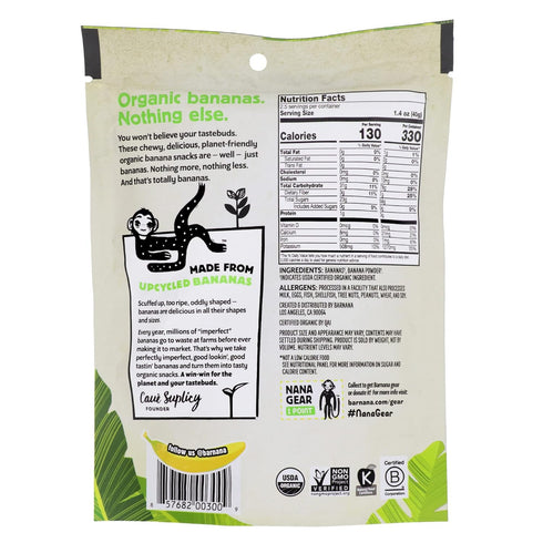 (3.5 oz, 3-Pack) Barnana - Organic Chewy Banana Bites, Original, Chewy Banana Snack, Made With Real Fruit, High