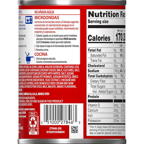 14.5 oz Campbell's Kitchen Classics Loaded Potato Soup, Can