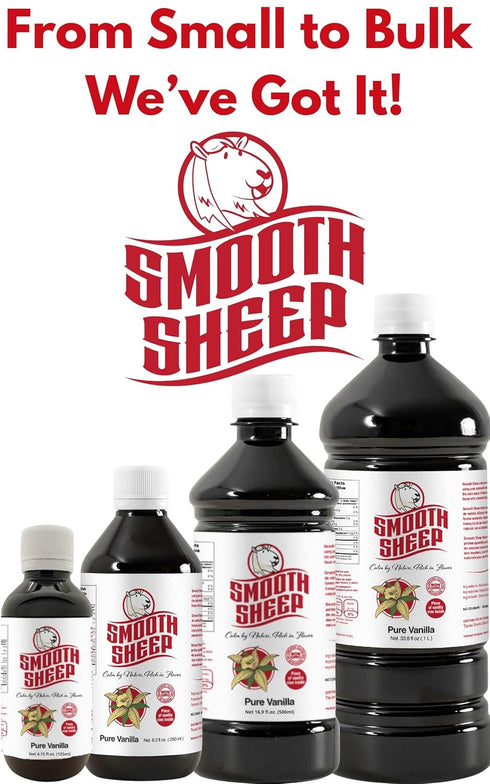 SMOOTH SHEEP (250 ml (Pack 1)) Vanilla | Mexican Vanilla for Baking and Desserts | Made with Real Vanilla Bean |