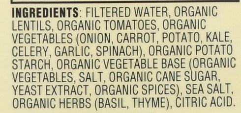 18 Dr. Mcdougall's Organic Lentil Vegetable Soup, Ounce