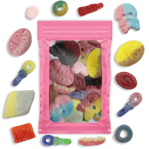 Swedish Bubs Candy Mix Variety Pack, Licorice Dizzy Skull Gummy Candy from