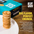 3-Pack, 7 Oz FitJoy Grain Free Crackers in Classic (Salt) Flavor - Round Party Crackers without Gluten, Non-GMO Project