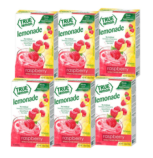 True Lemon Raspberry Lemonade 10 count - 6 pack