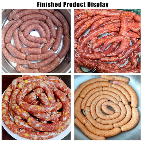 2.5m, 2.8cm) Edible Drying Sausage Casing, Edible Dry Sausage Casing Tube for Flavorous Homemade Sausages Ham