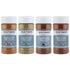 Savu Birra Gourmet Flavored Sea Salt 4 Pack: Jalapeno Sea Salt, Habanero