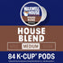 84 Maxwell House House Blend Medium Roast K-Cup Coffee Pods, ct Box