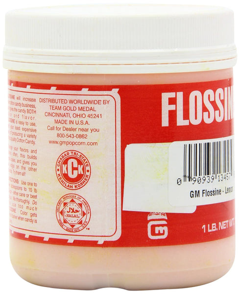 Gold Medal Lemon Yellow Flossine Can - Perfect for Treats