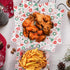 GeeRic 100 12 12 Inch,X'Mas Christmas Waxed Deli Paper Sheets for Cookies, Pcs Food Basket Liners for Sandwiches Fries