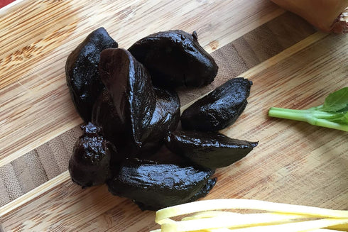 Iconsgr 90 80gr Organic Peeled Black Garlic Aged FULL Days, Vegan, GMO Free, Gluten Free