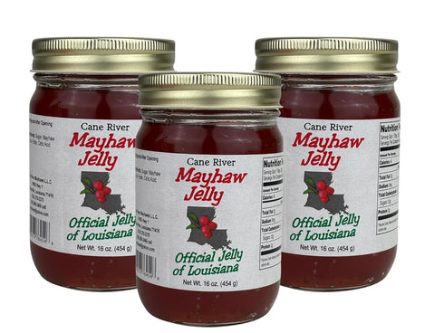 Cane River Mayhaw Jelly - 16 Ounce Jar - Southern Gourmet Spread for Biscuits, Toast, and