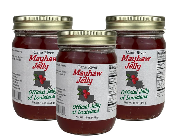 Cane River Mayhaw Jelly - 16 Ounce Jar - Southern Gourmet Spread for Biscuits, Toast, and