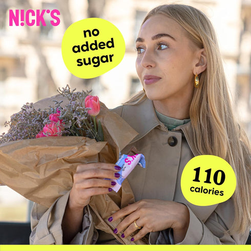 Sugar,110 3.5 15-Pack (28g NICKS Soft Toffee Chocolate Candy Bar with Caramel Sauce Without Added Calories, Net Carbs