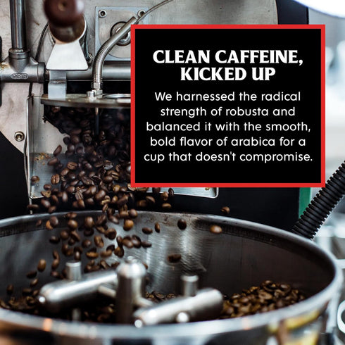 14 (Pack 1) Death Wish Coffee, Whole Bean Espresso Roast - Organic, Fair Trade, Arabica and Robusta Coffee Beans, ounce