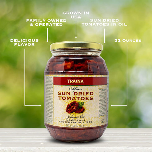 (32 oz, (32 oz, SDT Sun Dried Tomatoes in Oil California Sun Dried Tomato Halves in Oil))