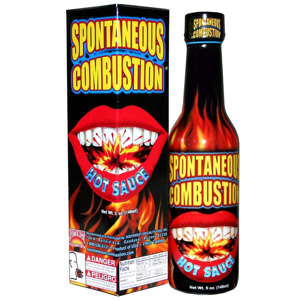 SPONTANEOUS COMBUSTION Hot Sauce and Habanero Hot Sauce - 5 oz Try if you
