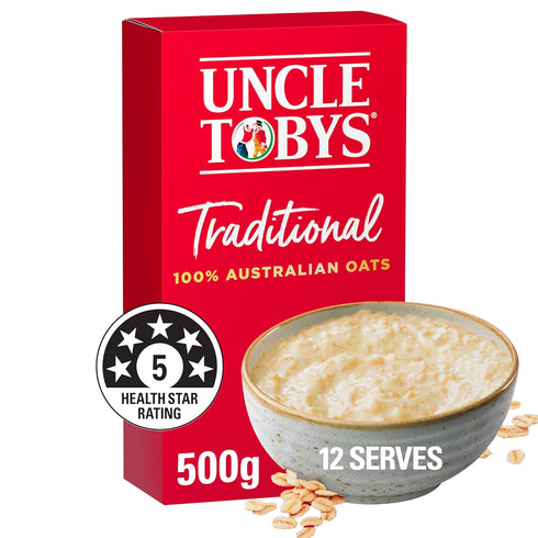 UNCLE TOBYS 500g. Traditional Oats