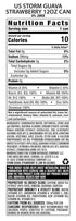 12 Oz (Pack 12) STORM Guava Strawberry, Fitness & Wellness Energy Drink, Fl