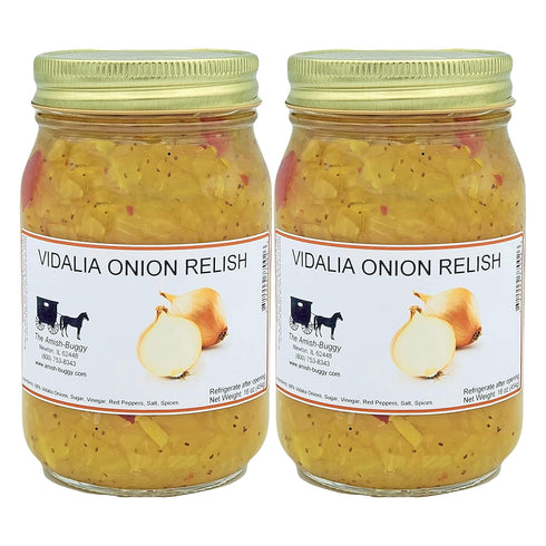 Amish Buggy Amish Made Relish (Vidalia Onion Relish (2 Jars))