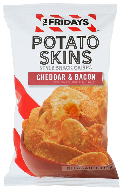 T.G.I. Friday's Tgi Fridays, Cheddar & Bacon Potato Skins, 4 Ounce