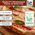 6.5 3 pack Weisenberger Pizza Crust Mix, Ounce - Premade Pizza Dough Flour for Homemade Pizza, Breadsticks, Flatbread