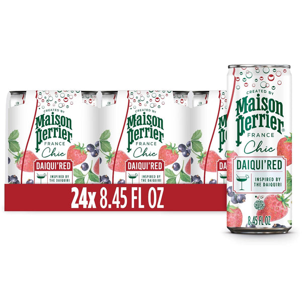 Maison Perrier Chic DaiquiRed Strawberry and Red Fruits Flavored Sparkling Beverage, Low