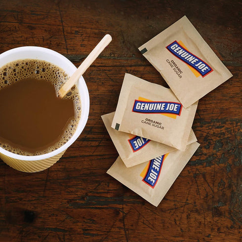 Joe-70470 Packets (Pack 3) Genuine Turbinado Natural Cane Sugar - Brown