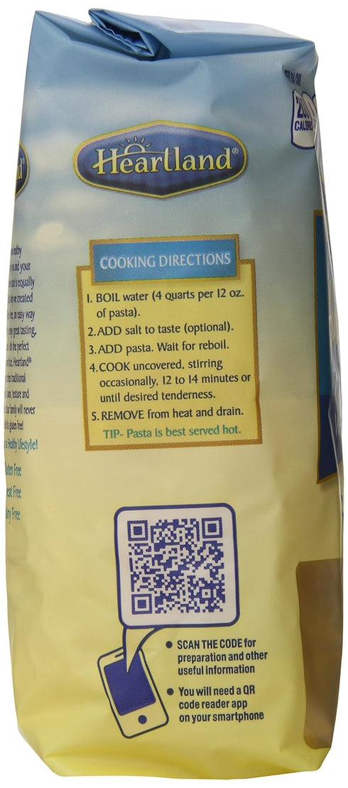 Heartland 12 (Pack 6) Gluten Free Fusilli, Ounce