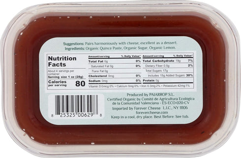 4.23 OZ MITICA Organic Membrillo