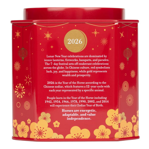 2026 30 Harney & Sons Lunar New Year Tea, Year of the Horse, Lunar New Year Gift, Black tea with toasted rice, coconut