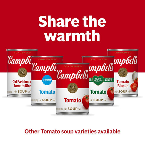 10.75 (Pack 4) Campbell's Condensed Tomato Soup, Ounce Can