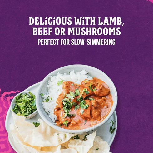 Simmer Simmer 15oz (Pack 1) Pataks Rogan Josh Sauce - Medium Spiced Tomato-Based Curry Sauce with Garlic, Ginger