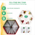 ACORUS Summer Taste Tea Set, Natural Assorted Tea Hamper Box Gift Set, 60 Teas Bags, 6 Fruit Flavors