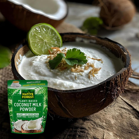 5.25 (Pack 6) Native Forest Coconut Milk Powder - Vegan Coconut Cream Powdered Creamer, Dairy Free, Gluten Free - ounce