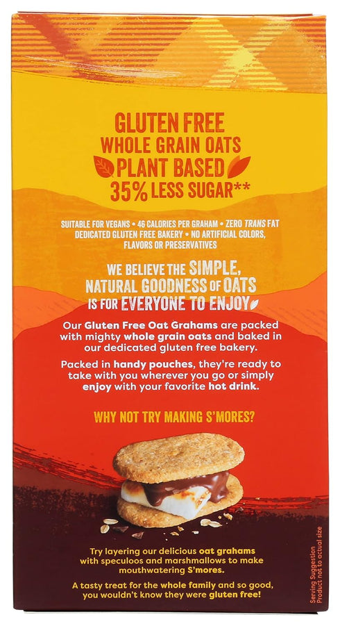5.64 (Pack 6) Nairn's Stem Ginger Oat Grahams Cookie, Gluten Free, Ounces