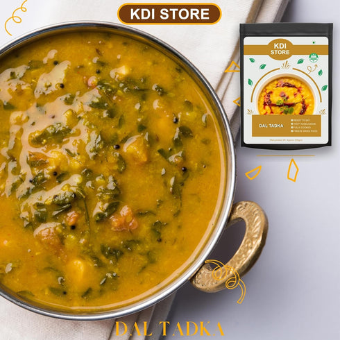 Store 55g KDI Dal Tadka, Ready to Eat Indian Lentil Curry, USDA Organic, Freeze Dried, Fully Cooked